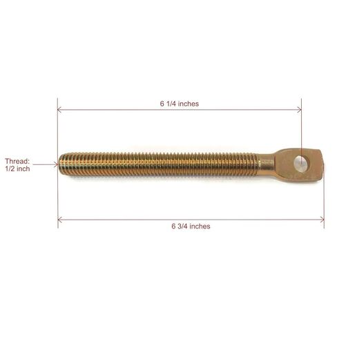 Cabagii استبدال 09124 رحلة الربيع العين 5/8 "استبدال الترباس لـ Meyer & Western 90493 STW60-0016 1302005 محراث الثلج-2/حزمة in Kuwait