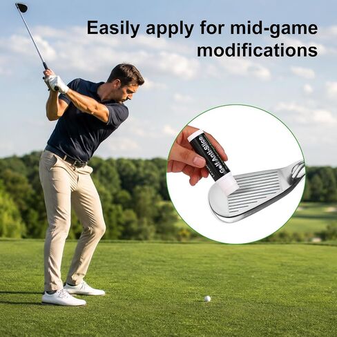4pcs Golf Anti-Slice Anti-Hook Wax Sticks, Portable Anti Slice Compound to Lessen Side Spin Golf Stick Compound Accessories for Beginners & Casual Golfers in Kuwait