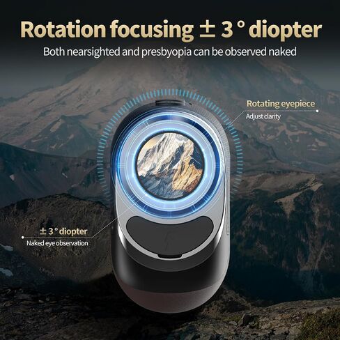 Golf Range Finder with Slope, 1200yd Leather Rangefinder, Switch for Tournament, 6X Magnification Flag Lock, Rechargeable Distance Measurment Device Accessory in Kuwait