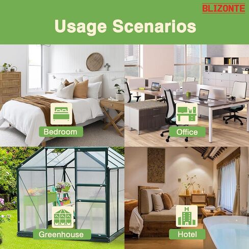 Indoor Air Quality Meters Plug-in Wall, 3-in-1 Air Detector(CO2,Temp and Humidity), Supports Manual Calibration&Customizable Thresholds, Visual & Audible Reminder, for Homes, Offices 1Pack in Kuwait