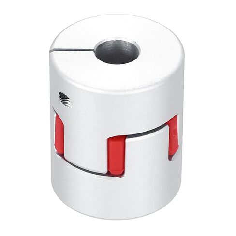 MECCANIXITY Aluminum Shaft Coupling Shaft Coupler 10mm to 12mm Flexible Spider Coupling L30mm x D25mm Coupler Jaw Spider Shaft Joint Connector for 3D Printers DIY CNC Router Milling Machine in Kuwait