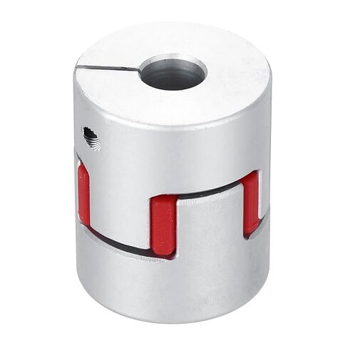 MECCANIXITY Aluminum Shaft Coupling Shaft Coupler 10mm to 12mm Flexible Spider Coupling L30mm x D25mm Coupler Jaw Spider Shaft Joint Connector for 3D Printers DIY CNC Router Milling Machine in Kuwait