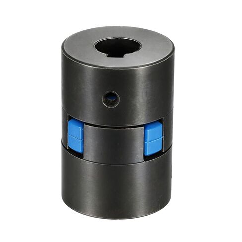 MECCANIXITY Flexible Coupling Coupler Set, 35/64" to 45/64" L070 L-Jaw Coupling Shaft, Rubber Spider Interchangeable for Spindle Transmissions Automation Equipment, Black in Kuwait