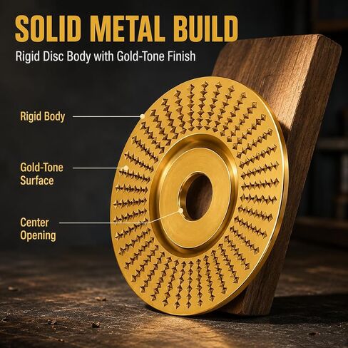 Angle Grinder Polishing Pad,Heavy-Duty Wood Carving Disc Set | Tungsten Carbide Cutting Wheel Wood Carvingfor 4"&4-1/2Grinders,Woodworking Attachment for Cutting, Shaping, Sanding in Kuwait