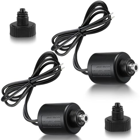 24VAC Solenoid Replacement, 2 Pack Sprinkler Valve Solenoid with Adapter Compatible with Hunter PGV/ICV Irrigation Systems, Compatible with 606800, Durable Copper Core, Easy Installation in Kuwait