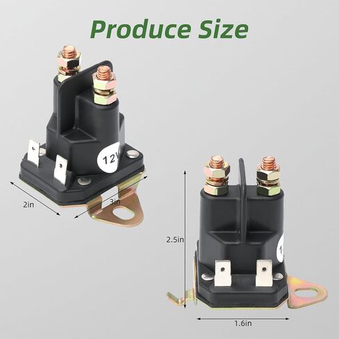 MaySpare Starter Solenoid for Husqvarna 192507 Lawn Tractor Starter Solenoid 725-06153A 725-06153 متوافق مع MTD Troy Bilt Yard Man 12VDC in Kuwait