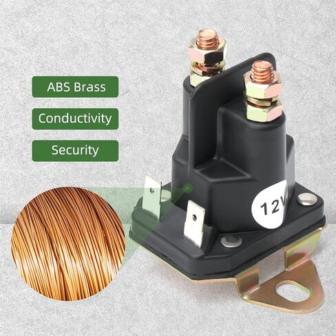 MaySpare Starter Solenoid for Husqvarna 192507 Lawn Tractor Starter Solenoid 725-06153A 725-06153 متوافق مع MTD Troy Bilt Yard Man 12VDC in Kuwait