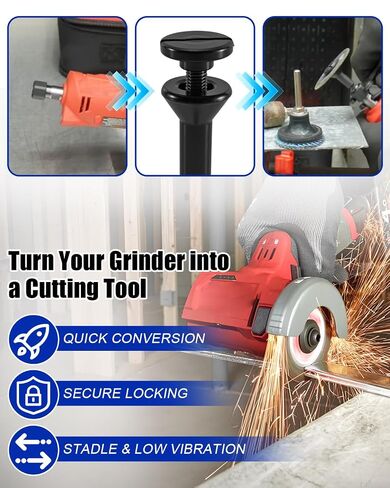 48-07-2486 1/4'' Arbor Cut Off Wheel Adapter Fit for Milwau-kee Die Grinder, 4Pcs in Kuwait