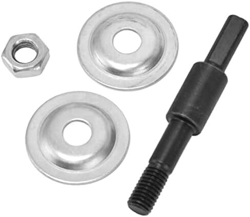 Pissente Drill Arbor Adapter with 8.3mm Shank, M8 x 1.25 Thread, Hand-Tightened Design, Includes Adapter, Nut and Washers in Saudi Arabia