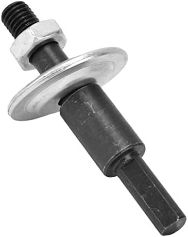 Pissente Drill Arbor Adapter with 8.3mm Shank, M8 x 1.25 Thread, Hand-Tightened Design, Includes Adapter, Nut and Washers in Saudi Arabia