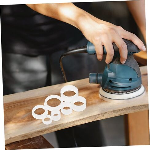 2sets Bench Grinder Wheel Reducing Bushing Adapter Kits Plastic Spacer for Grinding Wheels Compatible Bench Grinders User-Friendly Design in Kuwait