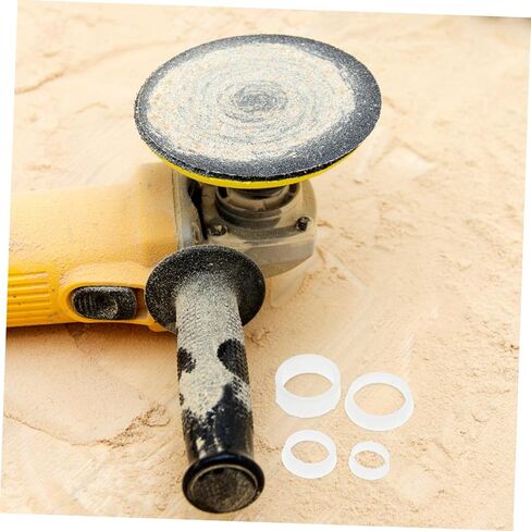 2sets Bench Grinder Wheel Reducing Bushing Adapter Kits Plastic Spacer for Grinding Wheels Compatible Bench Grinders User-Friendly Design in Kuwait