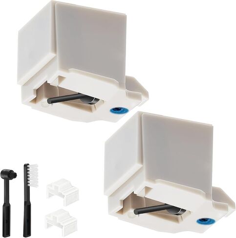 قطعتان من إبرة مشغل التسجيل Ruirgo ATN3600L بديلة لقرص الصوت Technica الدوار، متوافق مع قلم AT-LP60 AT-LP60USB ATN91 ATN90 in Kuwait