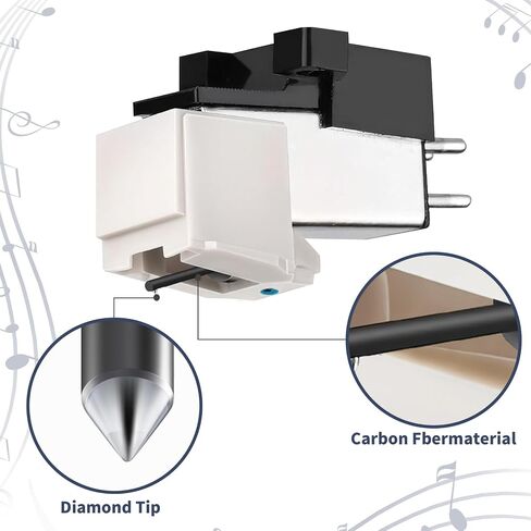 قطعتان من إبرة مشغل التسجيل Ruirgo ATN3600L بديلة لقرص الصوت Technica الدوار، متوافق مع قلم AT-LP60 AT-LP60USB ATN91 ATN90 in Kuwait
