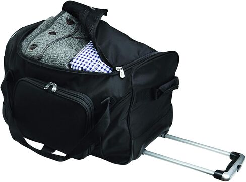 University of Washington Huskies Lightweight 22-inch Wheeled Duffel Bag with Telescopic Handle - Perfect Overnight Bag for Travel, Weekend Getaways, Airports, Gym, and Commuting in Kuwait