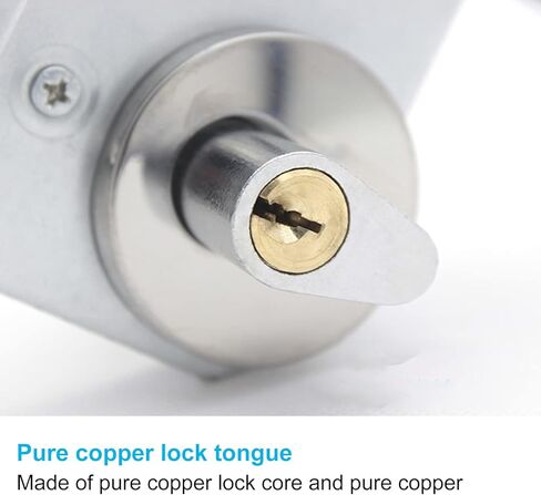 Stainless Steel Fire Door Handle, with Key Cylinder Smooth Opening Ergonomic Knob for Corridor Exit Emergency Door Lock in Kuwait