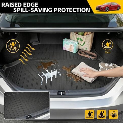 حصيرة Trunk for 2018-2025 Toyota Camry & 2019-2022 Toyota Avalon Cargo Cargo Mat All Liner Weather Protect in Kuwait