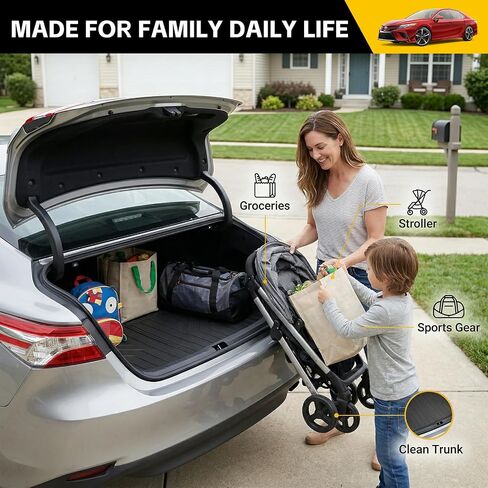 حصيرة Trunk for 2018-2025 Toyota Camry & 2019-2022 Toyota Avalon Cargo Cargo Mat All Liner Weather Protect in Kuwait