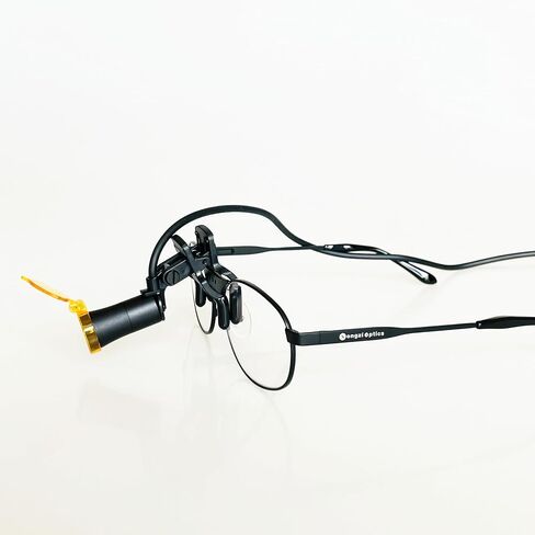 SZ06C Adjustable Brightness Clip Surgical Dental Headlight Medical Headlamp Lightspot Orange Filter (A Battery) in Kuwait