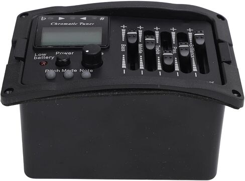 5 معادل جيتار صوتي Preamp EQ - مضخم جيتار احترافي بخمسة نطاقات مع موالف لتعزيز التحكم في الصوت وضبطه - أجزاء الجيتار لتحسين الأداء in Kuwait
