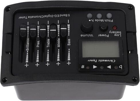 5 معادل جيتار صوتي Preamp EQ - مضخم جيتار احترافي بخمسة نطاقات مع موالف لتعزيز التحكم في الصوت وضبطه - أجزاء الجيتار لتحسين الأداء in Kuwait