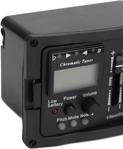 5 معادل جيتار صوتي Preamp EQ - مضخم جيتار احترافي بخمسة نطاقات مع موالف لتعزيز التحكم في الصوت وضبطه - أجزاء الجيتار لتحسين الأداء in Kuwait