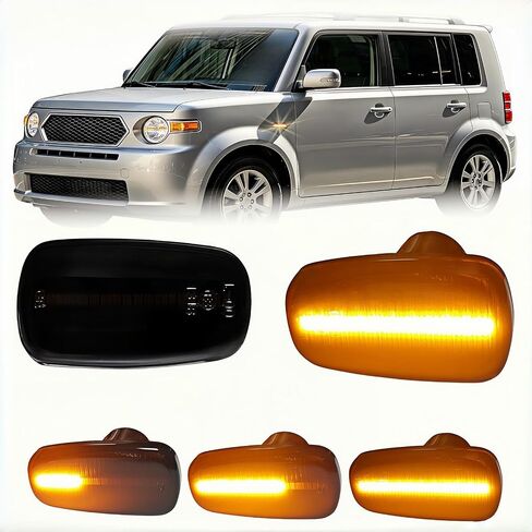 Sequential Indicator LED Side Marker Light Compatible with 2003 2004 2005 2006 Scion XA XB Accessories, Scion LED Amber Side Marker Lights Lamps,Front Bumper Turn Signal,2PCS in Kuwait