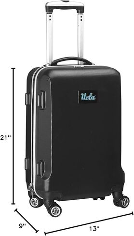 NCAA UCLA Bruins Carry-On Hardcase Luggage Spinner, Black in Kuwait