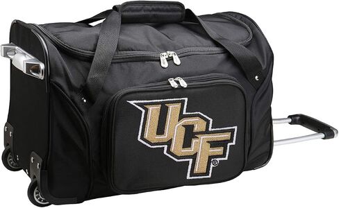 Mojo Licensing Denco NCAA Central Florida Knights Wheeled Duffel Bag, 22-inches, Black, 22 x 12 x 5.5 (CLCFL401) in Kuwait