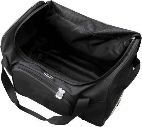 Mojo Licensing Denco NCAA Central Florida Knights Wheeled Duffel Bag, 22-inches, Black, 22 x 12 x 5.5 (CLCFL401) in Kuwait