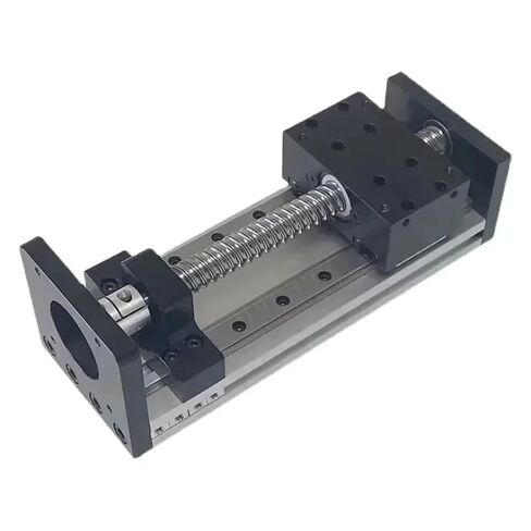 CNC Sliding Table Z Axis Stage Travel 100-500mm MGR12 12mm Linear Rail 1204 Ball Screw Actuator Bundle Kit for Nema23(500mm) in Saudi Arabia