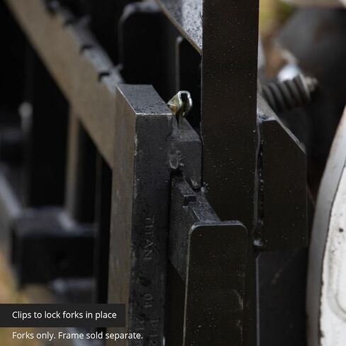 Titan Attachments 42in Pallet Fork Blades, 4,000 LB Load Capacity, Class II Forklift Blades in Saudi Arabia