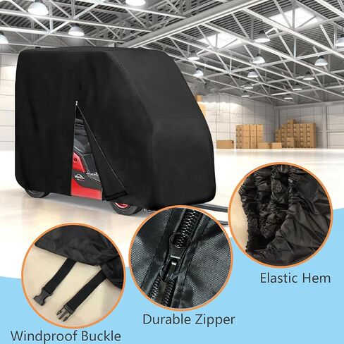 Forklift Protection Cover All Weather, Forklift Cover Waterproof 600D Fits All Forklifts Up to 8000Lb, Sun Rain Snow UV Zipper Door Windproof Buckle Organizer Bag in Saudi Arabia