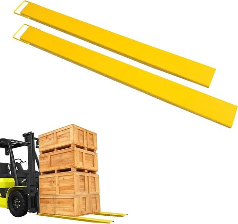 96 Inch Forklift Extensions, 5500 LBS Capacity, 5.5 Inch Width Heavy Duty Pallet Fork Extenders for Forklift & Skid Steer Loaders in Saudi Arabia