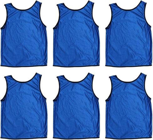 6pcs Lightweight Polyester Vest for Boys and, Summer Sports Training Sleeveless Shirts, Easy to Wash Group Practice Jerseys for Youth Football and Basketball in Saudi Arabia