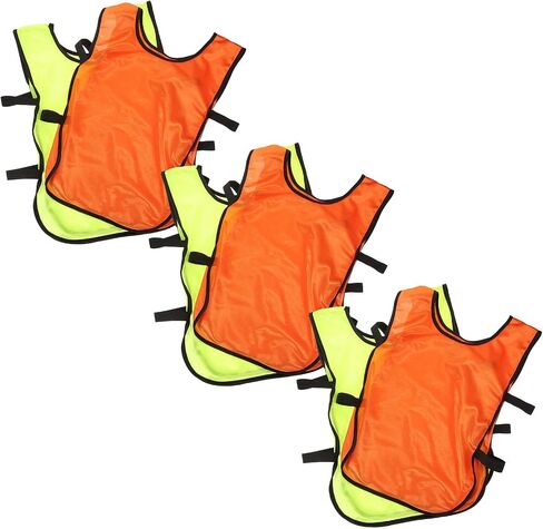 6pcs Soccer Pinnies Vests for Youth Training Practice, Lightweight Polyester Sports Vest for Soccer and Basketball Training Sessions, Versatile Team Practice Jerseys in Saudi Arabia