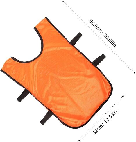 6pcs Soccer Pinnies Vests for Youth Training Practice, Lightweight Polyester Sports Vest for Soccer and Basketball Training Sessions, Versatile Team Practice Jerseys in Saudi Arabia