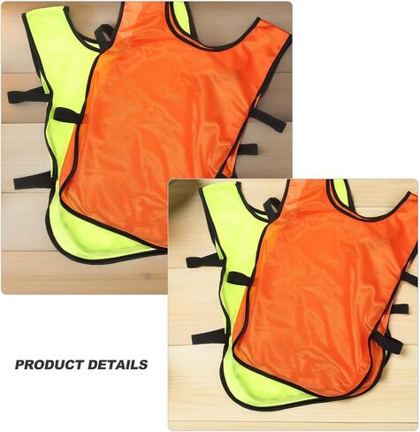 6pcs Soccer Pinnies Vests for Youth Training Practice, Lightweight Polyester Sports Vest for Soccer and Basketball Training Sessions, Versatile Team Practice Jerseys in Saudi Arabia