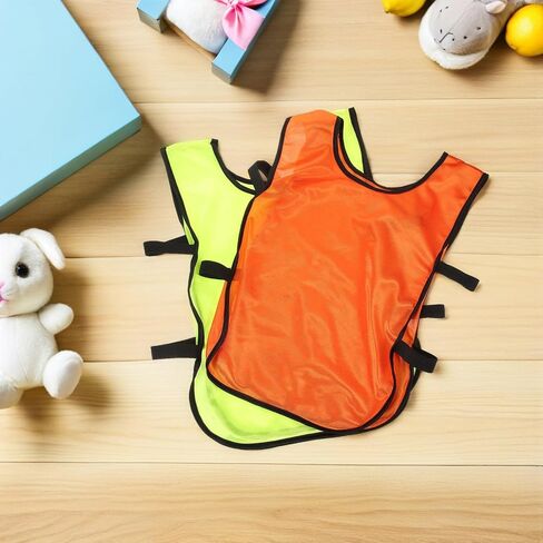 6pcs Soccer Pinnies Vests for Youth Training Practice, Lightweight Polyester Sports Vest for Soccer and Basketball Training Sessions, Versatile Team Practice Jerseys in Saudi Arabia