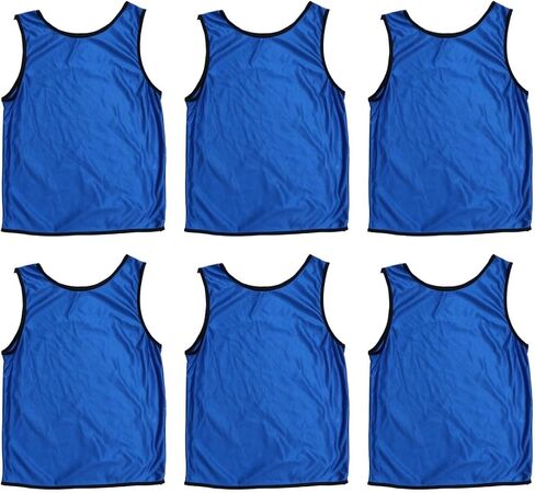 Holibanna 6pcs Lightweight Polyester Summer Training Vests for Boys, Team Jerseys Designed to Distinguish Players for Group Activities and Football Competition in Saudi Arabia