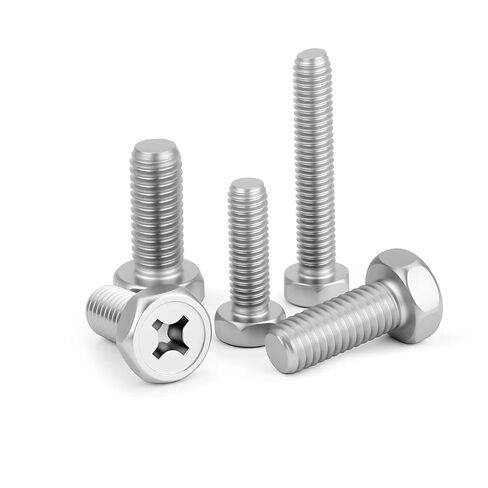 304 الفولاذ المقاوم للصدأ M3-M8 الصليب عرافة رئيس المسمار فيليبس مجموعة البراغي (M5x45mm (7 قطع)) in Kuwait