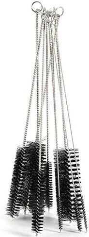 10pcs Refrigerator Condenser Cleaning Brush Clothes Dryer Lint Vent Cleaner Brush Foldable Washing Machine Home Brush Black in Kuwait