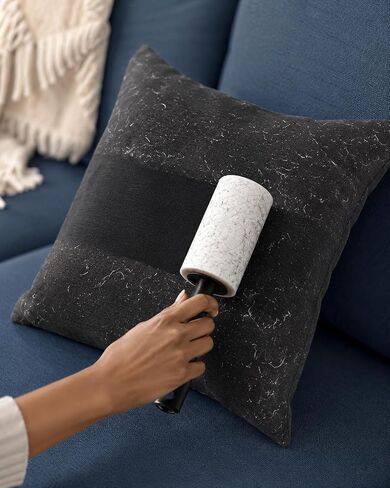 Extra Sticky Pet Hair Lint Roller — 300-Sheet Value Set with Upgraded Handle and 5 Rolls, Powerful Portable Hair Remover for Clothes, Furniture, Couches, Dogs & Cats in Kuwait