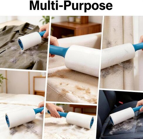 800 Sheets Lint Rollers Sticky Remover for Couch, Dog and Cat Fur Remove in Kuwait