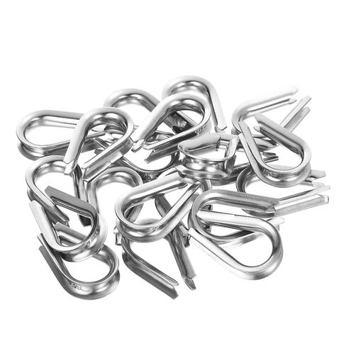 3/32 Inch Wire Rope Thimble Light Duty Grade 316 Stainless Steel 10 PC in Kuwait