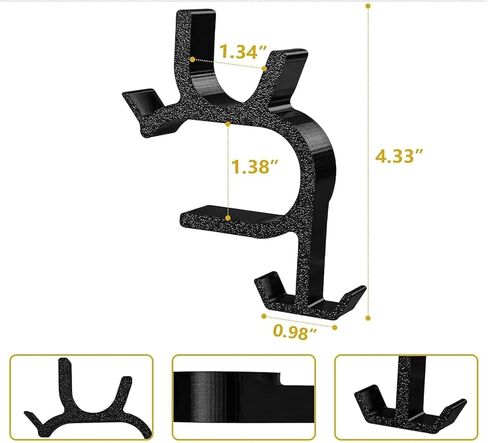 متوافق مع حامل الأثقال والإكسسوارات من Speediance Gym Monster 2، قطعتان من الإطار العلوي مع حلقات على شكل حرف D وحلقات تسلق in Kuwait