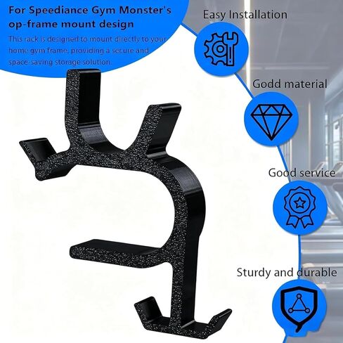 متوافق مع حامل الأثقال والإكسسوارات من Speediance Gym Monster 2، قطعتان من الإطار العلوي مع حلقات على شكل حرف D وحلقات تسلق in Kuwait
