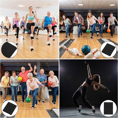 2 Pairs Dance Shoe Covers Over Sneakers, Black Unisex Shoe Covers for Dancing on Smooth & Wooden Floors, Easy Pivoting and Sliding in Kuwait