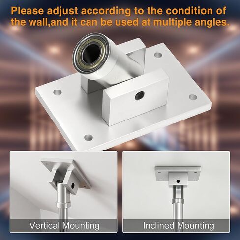 HOMAR Pole Dance Plate -Universal Pole Dance Fixed Plate Slanted Ceilings Top Plate Pole Stripper Pole for Home Accessories Perforated Top Plate for Assured Performance in Kuwait
