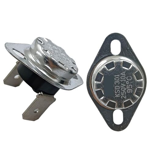 2 قطعة/KSD301 40C ~ 150C درجة 10A250V عادة مغلقة عازمة درجة الحرارة الثابتة التبديل ترموستات (75C ، حلقة ثابتة) in Kuwait
